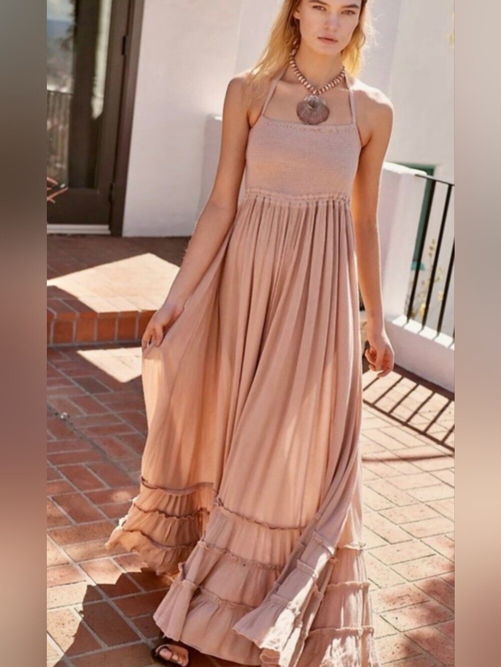 Free People Maxi Halter Dress